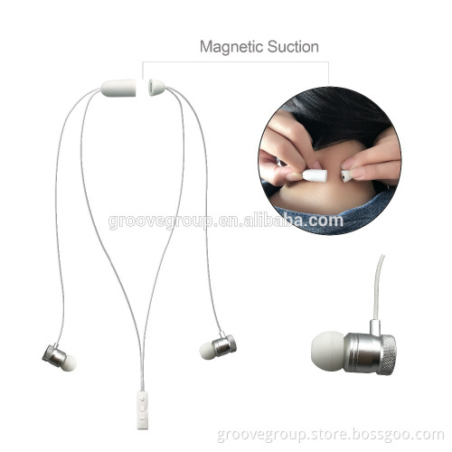 2017 newest magnetic headset bluetooth high quality earphones